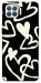 Чохол Black and white hearts для Oppo F17 Pro