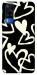 Чехол Black and white hearts для Vivo Y51a