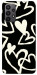 Чехол Black and white hearts для Galaxy A23