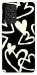 Чехол Black and white hearts для Galaxy A53