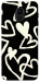 Чехол Black and white hearts для Galaxy J6 (2018)