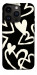 Чехол Black and white hearts для iPhone 14 Pro