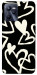 Чохол Black and white hearts для Realme C35