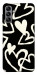 Чехол Black and white hearts для Galaxy A04s