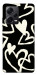 Чехол Black and white hearts для Xiaomi Redmi Note 12 Pro 5G