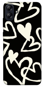 Чехол Black and white hearts для Galaxy A04e