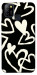 Чехол Black and white hearts для Infinix Hot 10 Lite