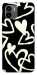 Чехол Black and white hearts для Xiaomi Redmi A1+