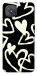 Чехол Black and white hearts для Oppo A92s