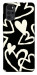 Чехол Black and white hearts для Motorola Moto G22