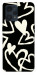 Чехол Black and white hearts для Realme 9 Pro+
