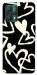 Чехол Black and white hearts для Realme 9 Pro