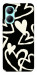 Чехол Black and white hearts для Realme C33
