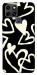Чехол Black and white hearts для Infinix Smart 6