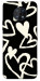 Чехол Black and white hearts для Nokia G50