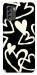 Чехол Black and white hearts для Nokia G60