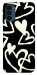 Чехол Black and white hearts для Motorola Moto G41