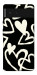 Чехол Black and white hearts для Google Pixel 6