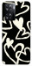 Чехол Black and white hearts для Oppo A77s