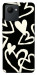 Чехол Black and white hearts для Realme C30s