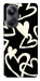 Чехол Black and white hearts для Realme 10 Pro+