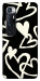 Чехол Black and white hearts для Xiaomi Mi 10 Ultra