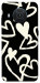 Чохол Black and white hearts для Nokia X20