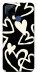 Чехол Black and white hearts для Realme C15