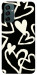Чехол Black and white hearts для Galaxy M14 5G