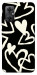 Чехол Black and white hearts для Xiaomi Redmi Note 11R