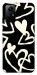 Чохол Black and white hearts для Xiaomi Redmi Note 12S