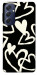 Чехол Black and white hearts для Galaxy M54 5G