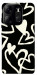 Чехол Black and white hearts для Tecno Spark Go 2023