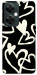 Чехол Black and white hearts для OnePlus Nord CE 3 Lite