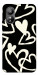 Чехол Black and white hearts для ZTE Blade L220