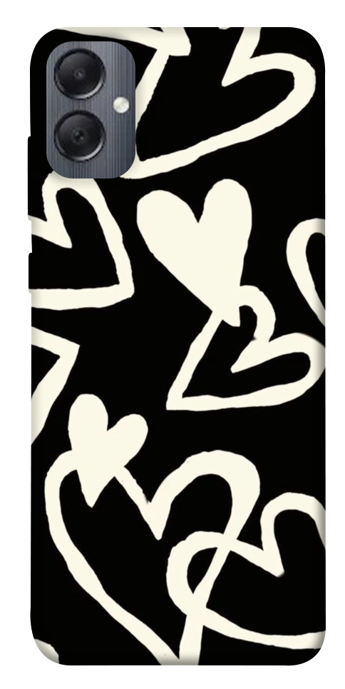 Чехол Black and white hearts для Galaxy A05
