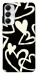 Чехол Black and white hearts для Galaxy A05s