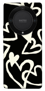 Чехол Black and white hearts для Huawei Magic5 Lite