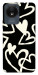 Чехол Black and white hearts для Vivo Y02