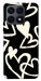 Чехол Black and white hearts для Huawei Honor X8a