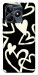 Чехол Black and white hearts для Realme C53