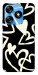 Чехол Black and white hearts для TECNO Spark 10