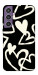 Чехол Black and white hearts для Galaxy S23 FE