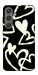 Чехол Black and white hearts для Galaxy S24