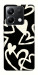 Чехол Black and white hearts для Xiaomi Poco X6