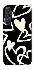 Чехол Black and white hearts для Galaxy A25 5G