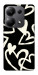 Чехол Black and white hearts для Xiaomi Redmi Note 13 Pro 5G