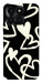 Чехол Black and white hearts для Huawei Honor X6a