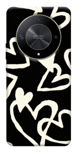 Чехол Black and white hearts для Huawei Magic6 Lite