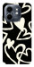 Чехол Black and white hearts для Infinix Smart 9 4G